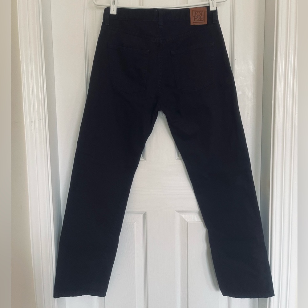 TOTEME Twisted Seam high-rise straight-leg jeans - Picture 4 of 5